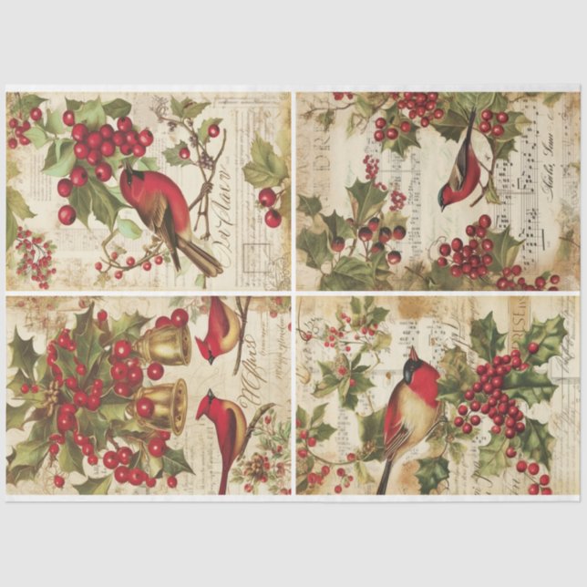 Papel De Seda Jingle Bell Christmas (Frente )