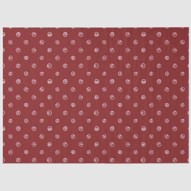 Papel De Seda Jingle Bell Tissue Paper-Compliments Skating Santa (Frente )