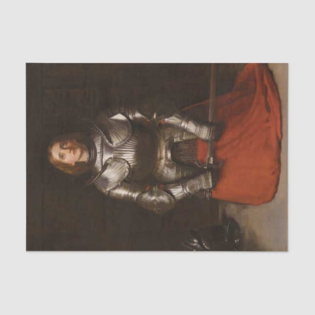 Papel De Seda Joan of Arc (por John Everett Millais) (Frente )