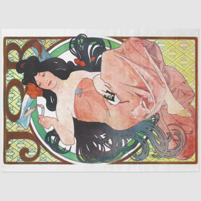 Papel De Seda JOB, Mucha (Frente )