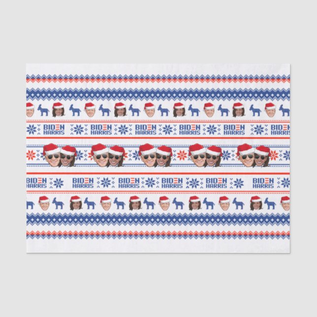 Papel De Seda Joe e Kamala Aviator Natal (Frente )