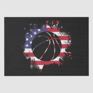 Papel De Seda Jogador de Bandeira Americano