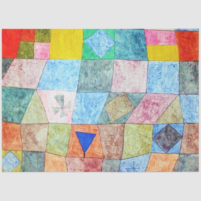 Papel De Seda Jogo Amigável, Paul Klee (Frente )