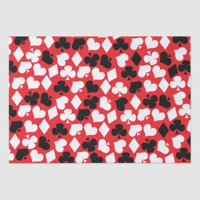 Papel De Seda Jogo de casino de casino com roupa de cartão (Frente )