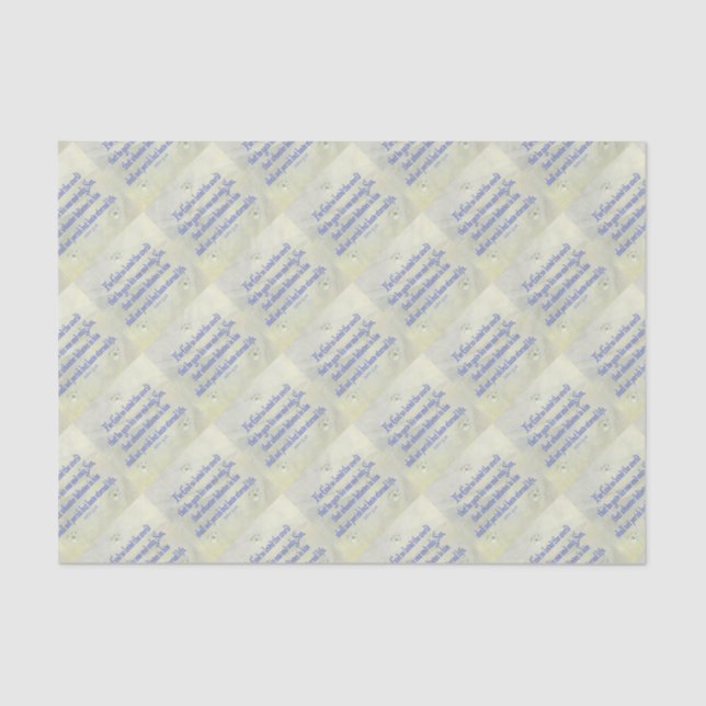 Papel De Seda John 3:16 Dogwood (Frente )