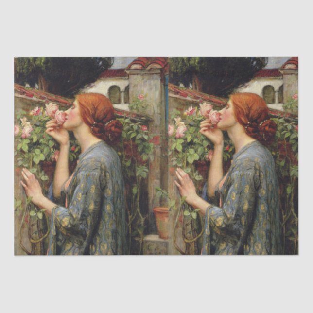 Papel De Seda John William Waterhouse (Frente )