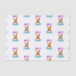 Papel De Seda Jolly Friend Pandas Julho Apresenta 30 Amizade ao