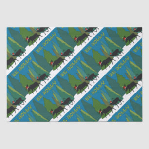 Papel De Seda Jolly Old Moose and Elk