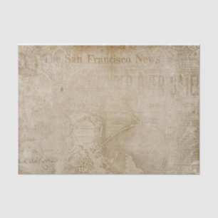 Papel De Seda Jornal Estilo Vintage em um Fundo Russo