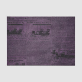 Papel De Seda Jornal Vintage Roxo Grunge Envelhecido