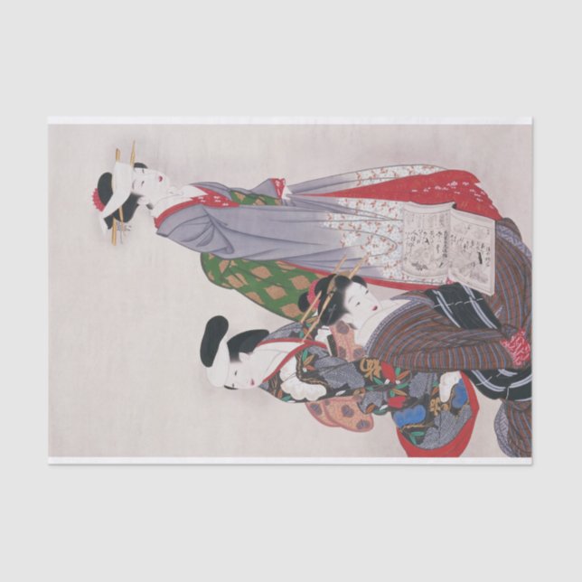 Papel De Seda Jovens donas de Yamaguchi Soken (Frente )