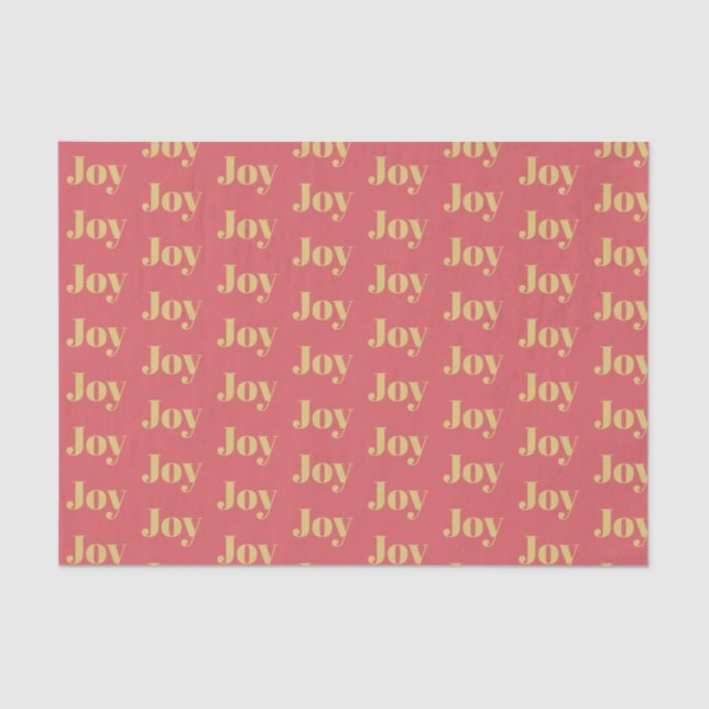 Papel De Seda Joy Christmas Tissue Paper (Frente )