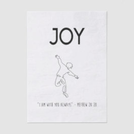 Papel De Seda Joy - I am with you always