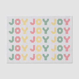 Papel De Seda Joy Typografia Christmas Sweater