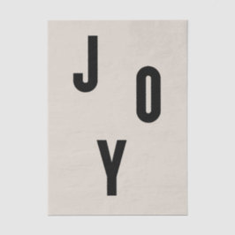 Papel De Seda Joy typography