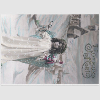 Papel De Seda Joyeux Noel