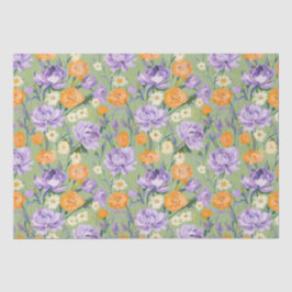 Papel De Seda Julie Floral