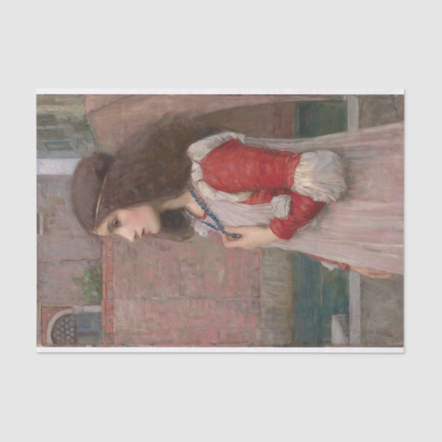 Papel De Seda Julieta por John William Waterhouse (Frente )