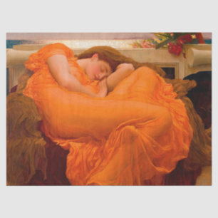 Papel De Seda Junho flamejante por Lord Frederic Leighton