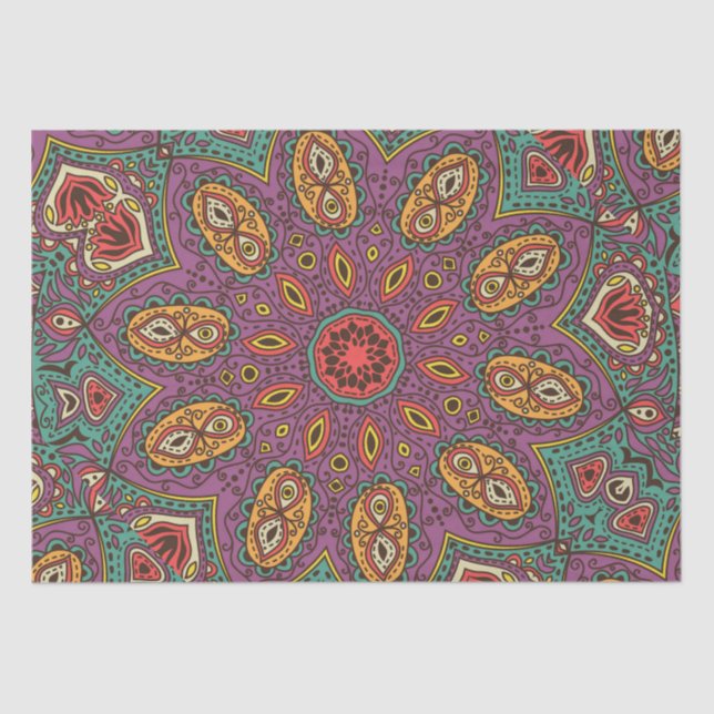 Papel De Seda Kaleidoscope Yoga (Frente )