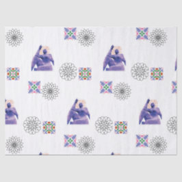 Papel de seda Kaleidoscópio da Escultura Stargazer