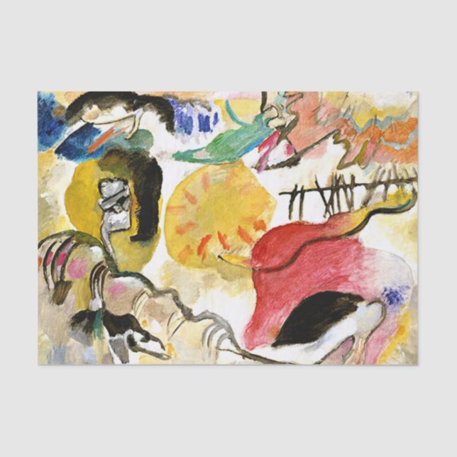 Papel De Seda Kandinsky - Melhoria 27 (Frente )