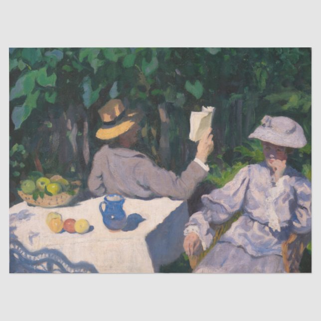 Papel De Seda Károly Ferenczy - Manhã Ensolarada (Frente )