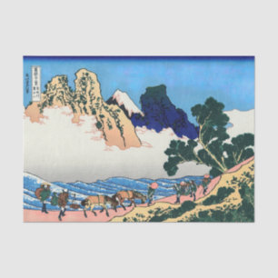 Papel De Seda Katsushika Hokusai - Trás de Fuji, Rio Minobu