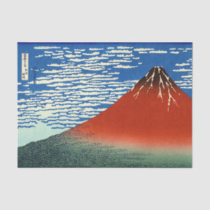 Papel De Seda Katsushika Hokusai - Vento fino, Bom dia 