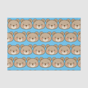 Papel De Seda Kawaii Teddy Bear