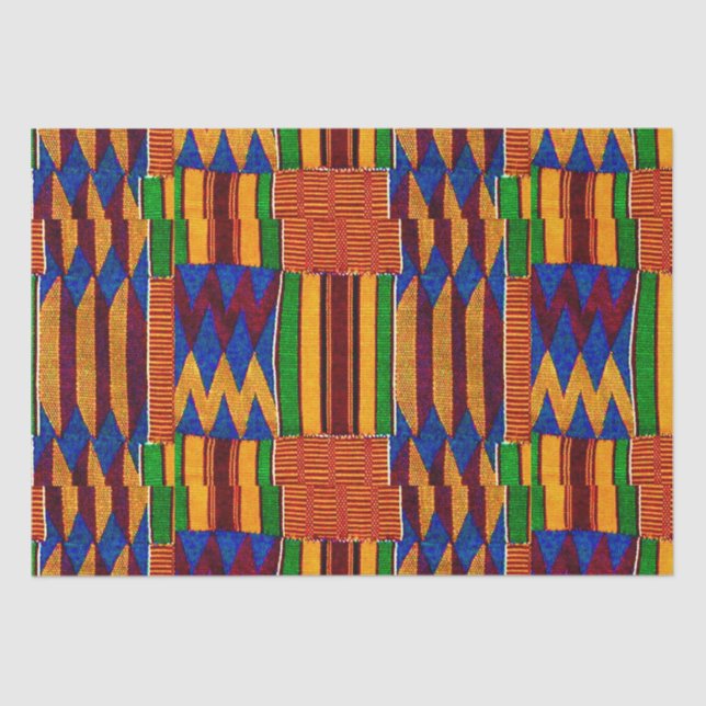 Papel De Seda Kente Cloth (Frente )