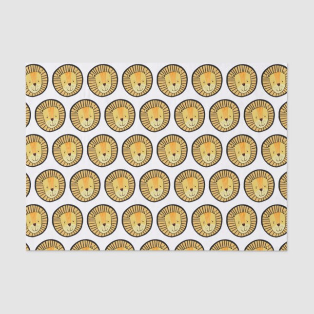 Papel De Seda Kids Lion Jungle (Frente )