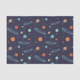 Papel De Seda Kids Planets Sistema Solar Galáxias Espumantes Gal