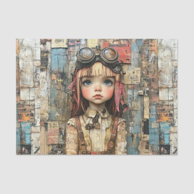 Papel De Seda Kids Steampunk VI (Frente )