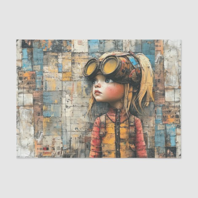 Papel De Seda Kids Steampunk X (Frente )