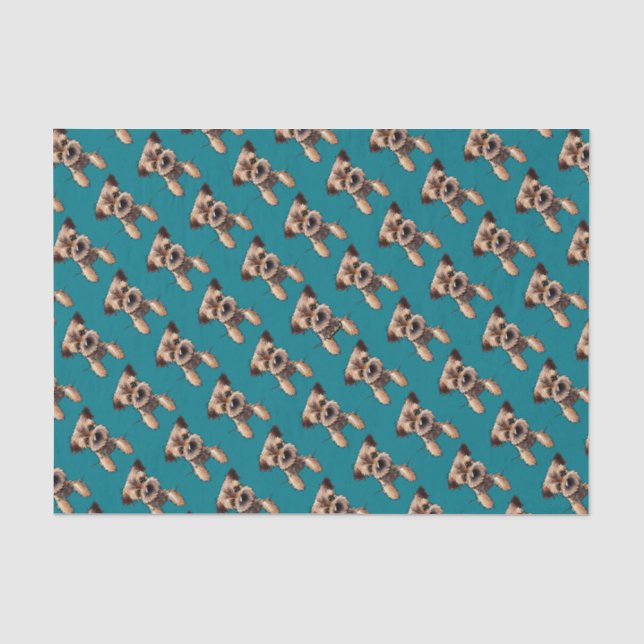 Papel De Seda KiniArt Border Terrier (Frente )