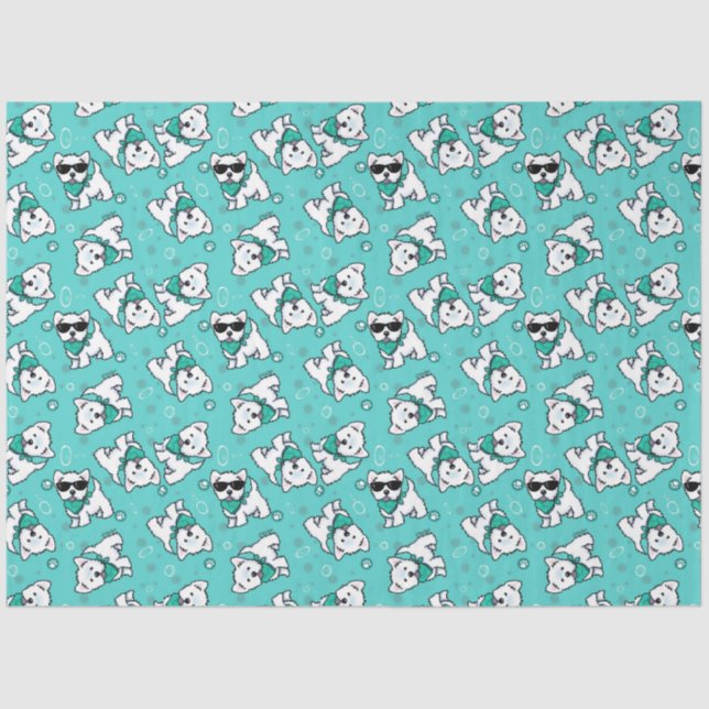 Papel De Seda KiniArt Cutieface Westies (Frente )