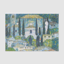 Kirche em Cassone por Gustav Klimt