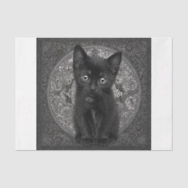 Papel De Seda Kitten Preto