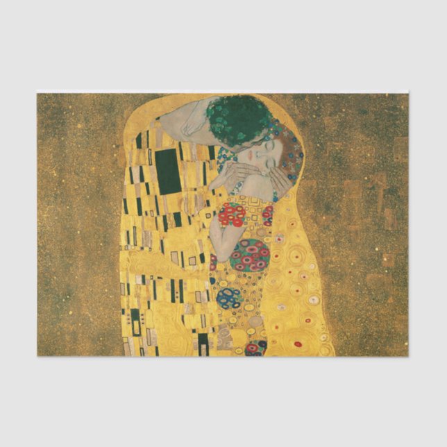 Papel De Seda Klimt // A Pintura Do Beijo (Frente )