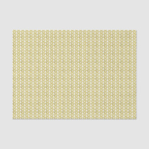 Papel De Seda Knit Stitch Yarn Textos Artesanatos Faux Gold Foil