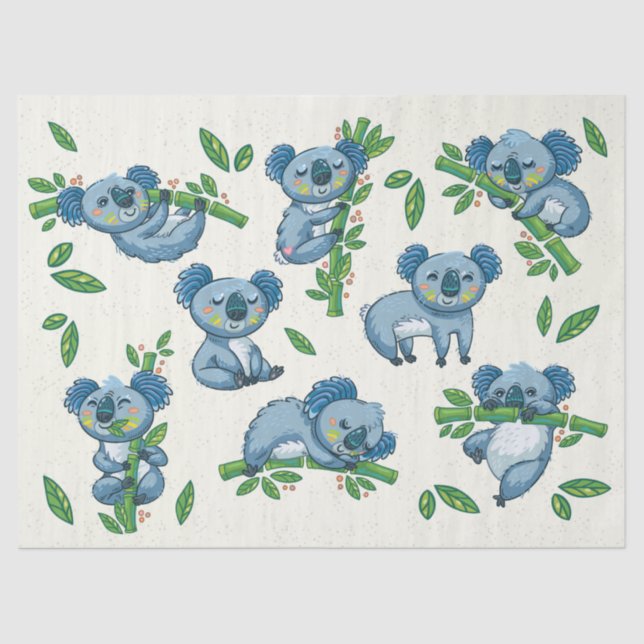 Papel De Seda Koala Cuties (Frente )