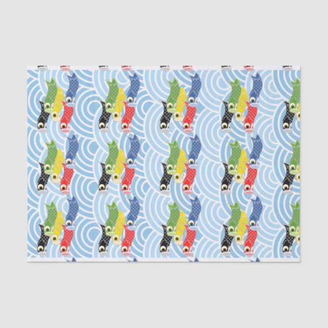 Papel De Seda Koinobori (Frente )