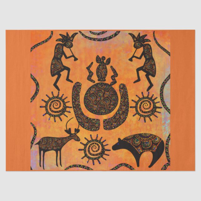 PAPEL DE SEDA KOKOPELLI  (Frente )