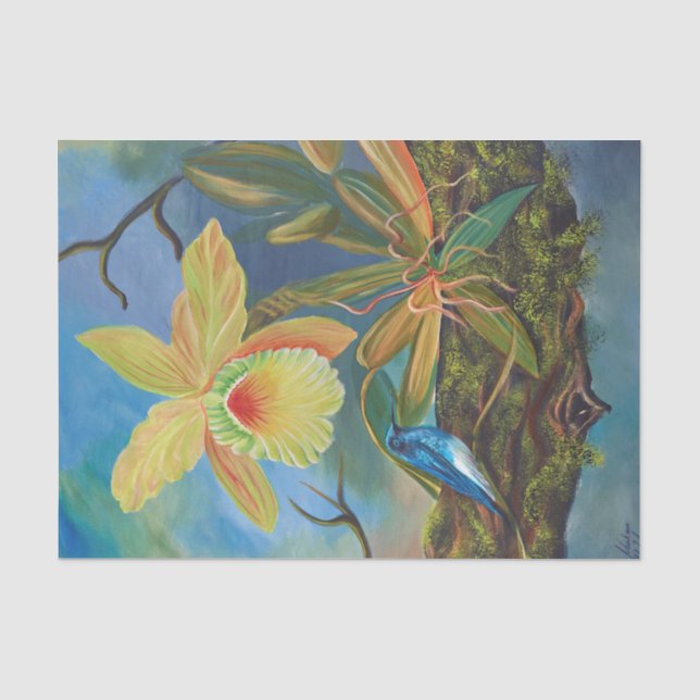 Papel De Seda Kolibri Seidenpapier (Frente )