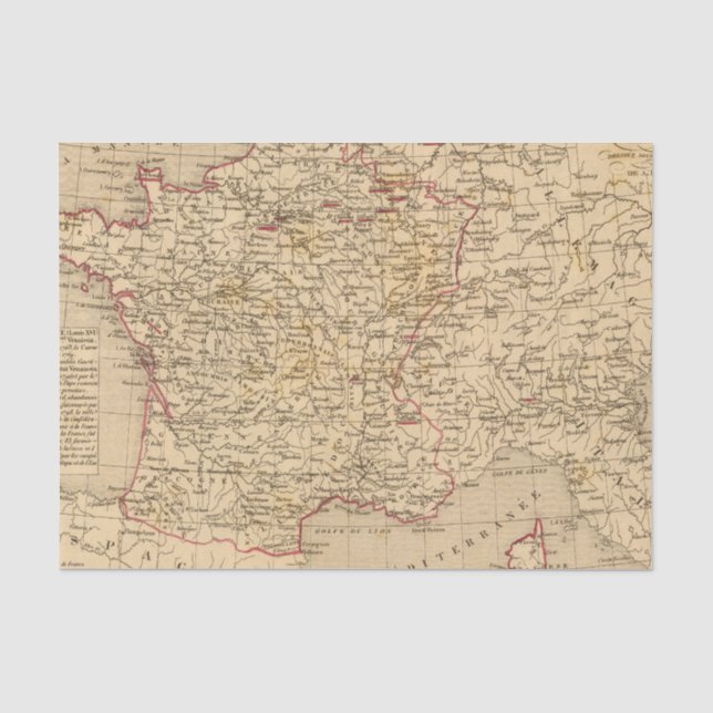 Papel De Seda La France 1774 um 1793 (Frente )