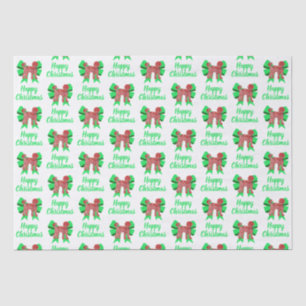 Papel De Seda Labradoodle White Christmas Dog & Green Arco