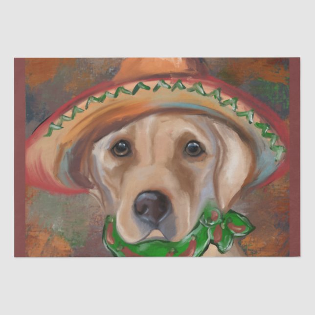PAPEL DE SEDA LABRADOR RETRIEVER            (Frente )