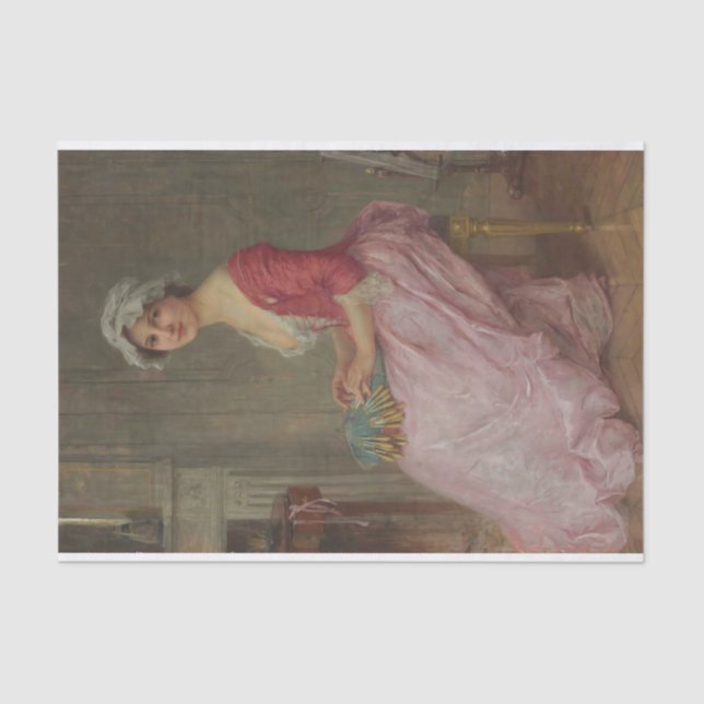Papel De Seda Lace Maker por Charles-Amable Lenoir (Frente )