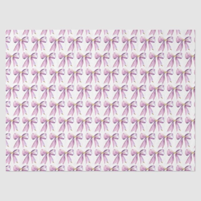 Papel De Seda Laço Coquete Roxo (Frente )